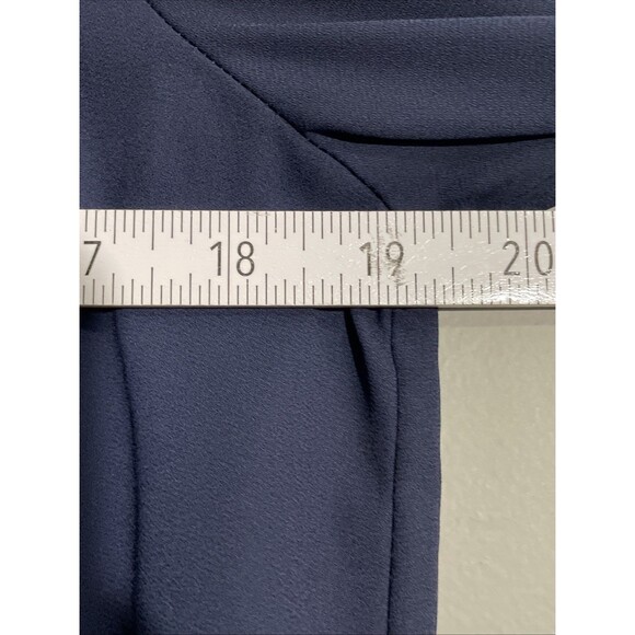 Lauren Conrad Large Blue Lace Detail Blouse Lightweight Feminine Romantic - Picture 10 of 15